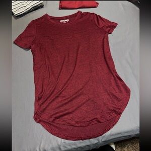 Mudd Red Short Sleeve Shirt Junior Size Small